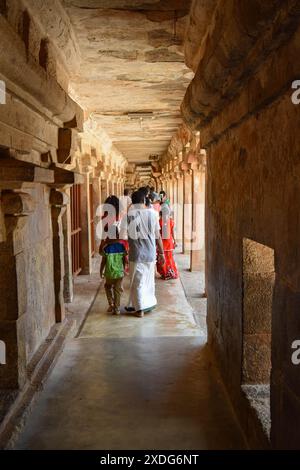 Der Brihadeeswarar-Tempel in Thanjavur, Tamilnadu, Indien Stockfoto