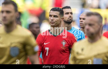 BVB Stadion Dortmund, Dortmund, Deutschland. Juni 2024. Euro 2024 Group F Fußball, Türkei gegen Portugal; Cristiano Ronaldo (POR) Credit: Action Plus Sports/Alamy Live News Stockfoto