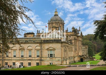 Oktober 2019. Europa, Vereinigtes Königreich, England, North Yorkshire, Henderskelfe. Castle Howard, ein herrliches englisches Landhaus, wurde an der Stelle eines errichtet Stockfoto