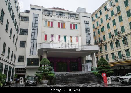 Hanoi, Vietnam - 29. Januar 2024: Das Vietnamesische Frauenmuseum. Hanoi, Vietnam Stockfoto