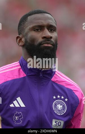 Stuttgart, Deutschland. Juni 2024. Der deutsche Antonio Rudiger während des Fußball-Europameisterspiels 2024 zwischen Deutschland und Ungarn in der Stuttgart Arena, Stuttgart, Deutschland - Mittwoch, 19. Juni 2024. Sport - Fußball . (Foto: Spada/LaPresse) Credit: LaPresse/Alamy Live News Stockfoto