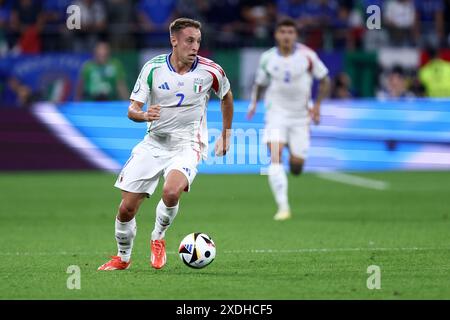 Davide Frattesi aus Italien im Spiel der Gruppe B der UEFA Euro 2024 zwischen Spanien und Italien am 20. Juni 2024 in der Arena AufSchalke in Gelsenkirchen. Stockfoto