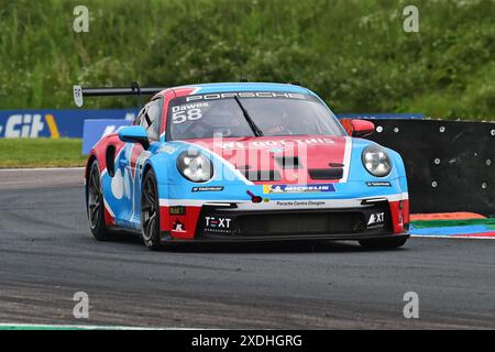 Henry Dawes, Century Motorsport, Porsche 911 GT3 Cup, Porsche Carrera Cup Großbritannien 2024, eine einzige Markenserie, bei der alle Fahrer Porsche pilotieren Stockfoto