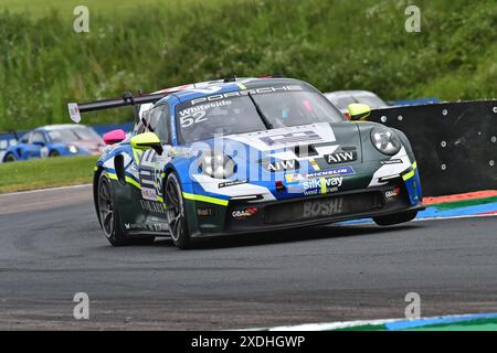 Angus Whiteside, Century Motorsport, Porsche 911 GT3 Cup, Porsche Carrera Cup Großbritannien 2024, eine einzige Marque-Serie, bei der alle Fahrer Por pilotieren Stockfoto