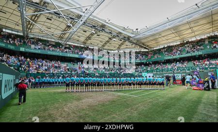 23. Juni 2024, Halle Westf, Westfalen, Deutschland: Impressionen während der 31. TERRA WORTMANN OPEN, ATP500 - Herren Tennis (Bild: © Mathias Schulz/ZUMA Press Wire) NUR REDAKTIONELLE VERWENDUNG! Nicht für kommerzielle ZWECKE! Stockfoto