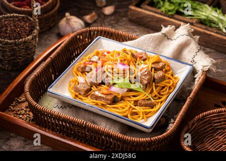 Leckeres chinesisches Essen Stockfoto