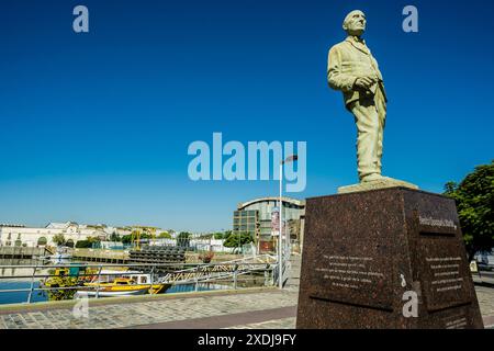 Benito Quinquela Martin, Skulptur, Viertel La Boca, Buenos Aires, republica Argentina, Südamerika Stockfoto