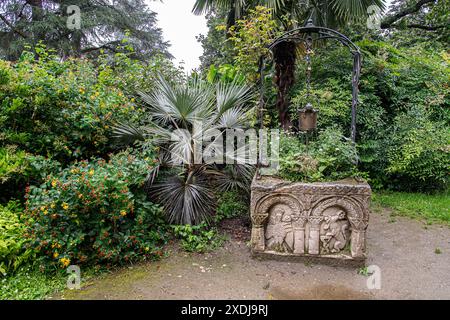 Italien Piemont Turin Valentino Park Regentag Stockfoto