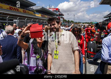 Gerard Pique ehemaliger FC Barcelona Spieler während der Formel 1 Aramco Gran Premio de Espana 2024, 10. Runde der Formel 1 Weltmeisterschaft 2024 vom 21. Bis 23. Juni 2024 auf dem Circuit de Barcelona-Catalunya in Montmeló, Spanien - Foto Xavi Bonilla / DPPI Stockfoto