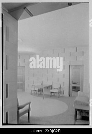 Johnson & Johnson, Executive Offices, New Brunswick, New Jersey. Foyer Nr. 1. Sammlung Gottscho-Schleisner Stockfoto