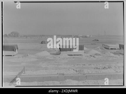 Grumman Aircraft Engineering Corp., Bethpage, Long Island. Standort des neuen Werks. Gottscho-Schleisner Kollektion Stockfoto