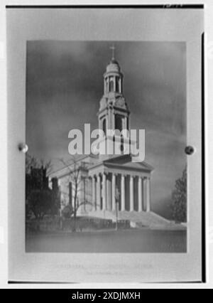 Eggers & Higgins. Kopie der National City Christian Church, Washington, D.C. Gottscho-Schleisner Kollektion Stockfoto
