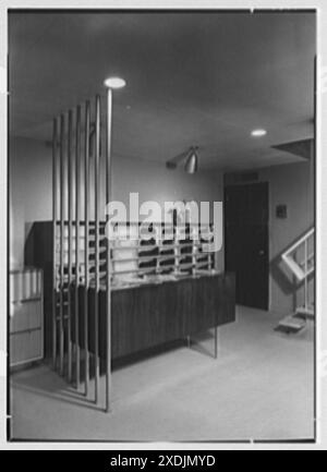 Plymouth Shop, Geschäft am 2287 Broadway, New York City. Inneneinrichtung IV. Sammlung Gottscho-Schleisner Stockfoto