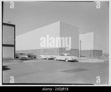 Idlewild International Airport. Kraftwerk, außen II. Sammlung Gottscho-Schleisner Stockfoto