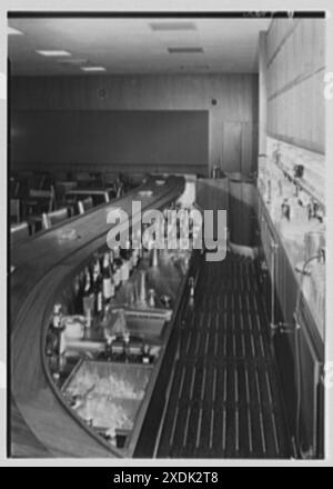 Schrafft's, Esso Building, Rockefeller Center, New York. Bar. Gottscho-Schleisner Kollektion Stockfoto