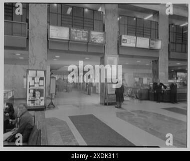Hotel New Yorker. Foyer. Gottscho-Schleisner Kollektion Stockfoto