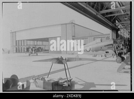 Grumman Aircraft Engineering Corp., Bethpage, Long Island. Inneneinrichtung III. Sammlung Gottscho-Schleisner Stockfoto