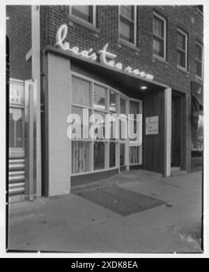BEA's Tea Shop, Geschäft in Cedarhurst, Long Island, New York. Außen II. Sammlung Gottscho-Schleisner Stockfoto