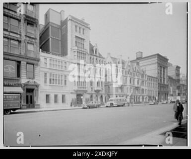 Grace Church, 9. Und Broadway, New York City. Kirchenschule. Gottscho-Schleisner Kollektion Stockfoto