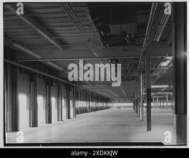 Johnson & Johnson, Metuchen, New Jersey. Blick zur Tür, innen. Gottscho-Schleisner Kollektion Stockfoto