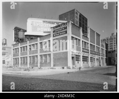 La Touraine Coffee Co., 639 W. 46th St., New York City. Außen II. Sammlung Gottscho-Schleisner Stockfoto