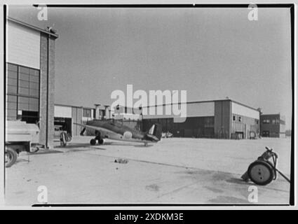 Grumman Aircraft Engineering Corp., Bethpage, Long Island. Allgemeines Äußeres. Gottscho-Schleisner Kollektion Stockfoto