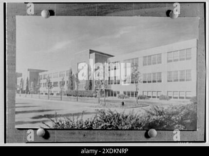Doubleday Co., Garden City, Long Island, New York. Außen. Gottscho-Schleisner Kollektion Stockfoto