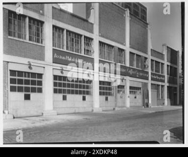 La Touraine Coffee Co., 639 W. 46th St., New York City. Exterieur III. Gottscho-Schleisner-Kollektion Stockfoto