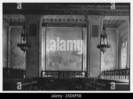 Seamen's Bank for Savings, 74 Wall St., New York City. Wandbilder. Gottscho-Schleisner Kollektion Stockfoto