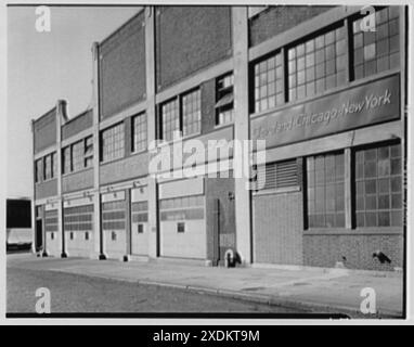 La Touraine Coffee Co., 639 W. 46th St., New York City. Exterieur IV. Gottscho-Schleisner Kollektion Stockfoto