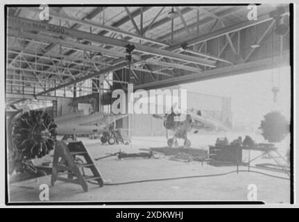 Grumman Aircraft Engineering Corp., Bethpage, Long Island. Innere I. Sammlung Gottscho-Schleisner Stockfoto