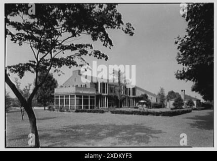 Maxson A. Eddy, Wohnsitz in Vineland, New Jersey. General aus Südwesten. Gottscho-Schleisner Kollektion Stockfoto