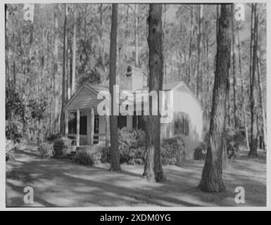 Mrs. Reynolds Bagley, Musgrove Plantation, Residenz auf St. Simons Island, Georgia. Fahrerhaus. Gottscho-Schleisner Kollektion Stockfoto