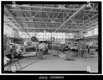 Grumman Aircraft Engineering Corp., Bethpage, Long Island. Innenraum II. Sammlung Gottscho-Schleisner Stockfoto