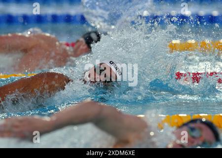 Roma, Italien. Juni 2024. Gregorio Paltrinieri (ITA) während des 60. Trofeo Settecolli im Foro Italico in Rom, Italien Sonntag, 23. Juni 2024. Sport - Schwimmen. (Foto: Gian Mattia D'Alberto/LaPresse) Credit: LaPresse/Alamy Live News Stockfoto