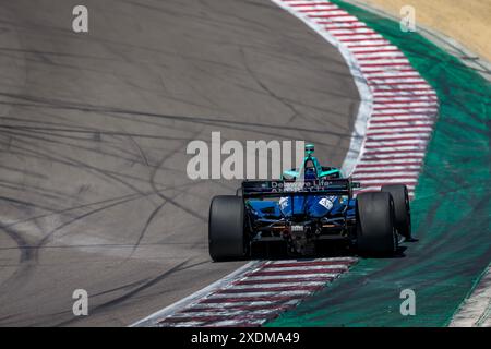 Salinas, CA, USA. Juni 2024. MARCUS ERICSSON (28) aus Kumla, Schweden übt für den Firestone Grand Prix von Monterey auf dem WeatherTech Raceway Laguna Seca in Salinas, CA. (Bild: © Walter G. Arce Sr./ASP via ZUMA Press Wire) NUR REDAKTIONELLE VERWENDUNG! Nicht für kommerzielle ZWECKE! Stockfoto