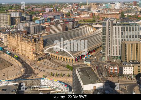 Liverpool, Merseyside, England, Großbritannien - 16. Mai 2023: Blick auf die Skyline der Stadt Stockfoto