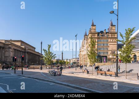 Liverpool, Merseyside, England, Großbritannien - 16. Mai 2023: Blick auf die Lime Street Stockfoto