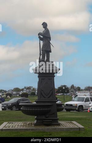 Soldiers’ Memorial Monument, Oak Bluffs, Martha's Vineyard, Massachusetts, USA Stockfoto