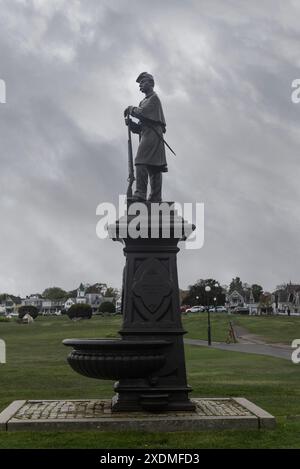 Soldiers’ Memorial Monument, Oak Bluffs, Martha's Vineyard, Massachusetts, USA Stockfoto