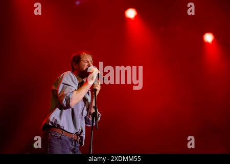 Wien, Österreich. 23. Juni 2024. Wanda beim 41. Donauinselfest auf der Hauptbühne. Wien *** Wien, Österreich 23. Juni 2024 Wanda beim Donauinsel Festival 41 auf der Hauptbühne Wien Stockfoto