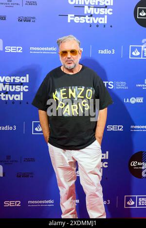 Madrid, Spanien. Juni 2024. 23/06/2024 Madrid Spain Universal Music Festival Photocall Credit: Hazhard Espinoza Vallejos/Alamy Live News Stockfoto