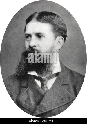 Charles Sanders Peirce (1839–1914) US-amerikanischer Wissenschaftler und Mathematiker, Stockfoto