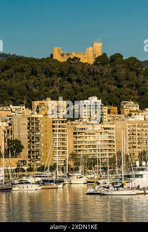 Das Schloss Bellver (XIV Jahrhundert), Palma, Mallorca, Balearen, Spanien. Stockfoto