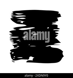 Skizzieren Sie Scribble Swiar. Handgezeichnete Kritzelflecken. Vektorabbildung. Stock Vektor