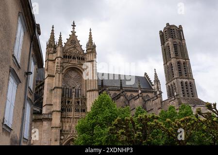 Kathedrale Saint-Etienne von Limoges (Limoges, Hautes-Vienne, Frankreich) Stockfoto