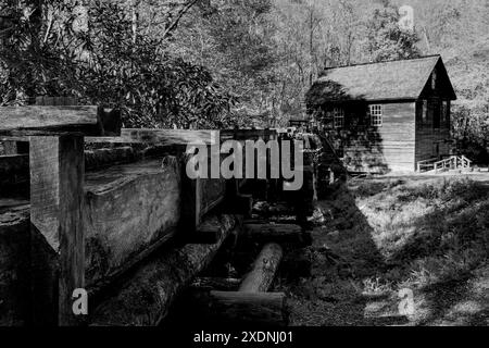 Mingus Mill in North Carolina Stockfoto