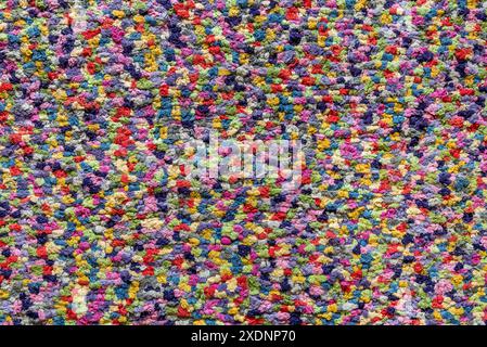 Farbenfrohe Textur Mit Abstraktem Stoffteppich Stockfoto