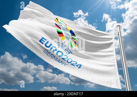 Deutschland Berlin 15.06.24 die UEFA-Fußball-Europameisterschaft 2024 Stockfoto