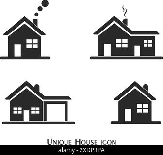 Home icon, Amazing Home, House, House icon, Unique House icon Home icon, Amazing Home icon, House icon, Unique House icon Stock Vektor